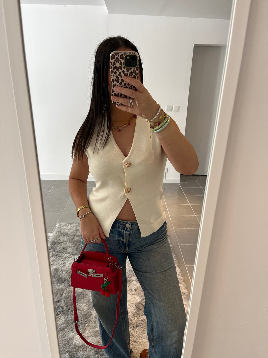 Cardigan sans manche