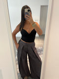 Pantalon ample carreaux