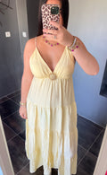 Robe soleil jaune