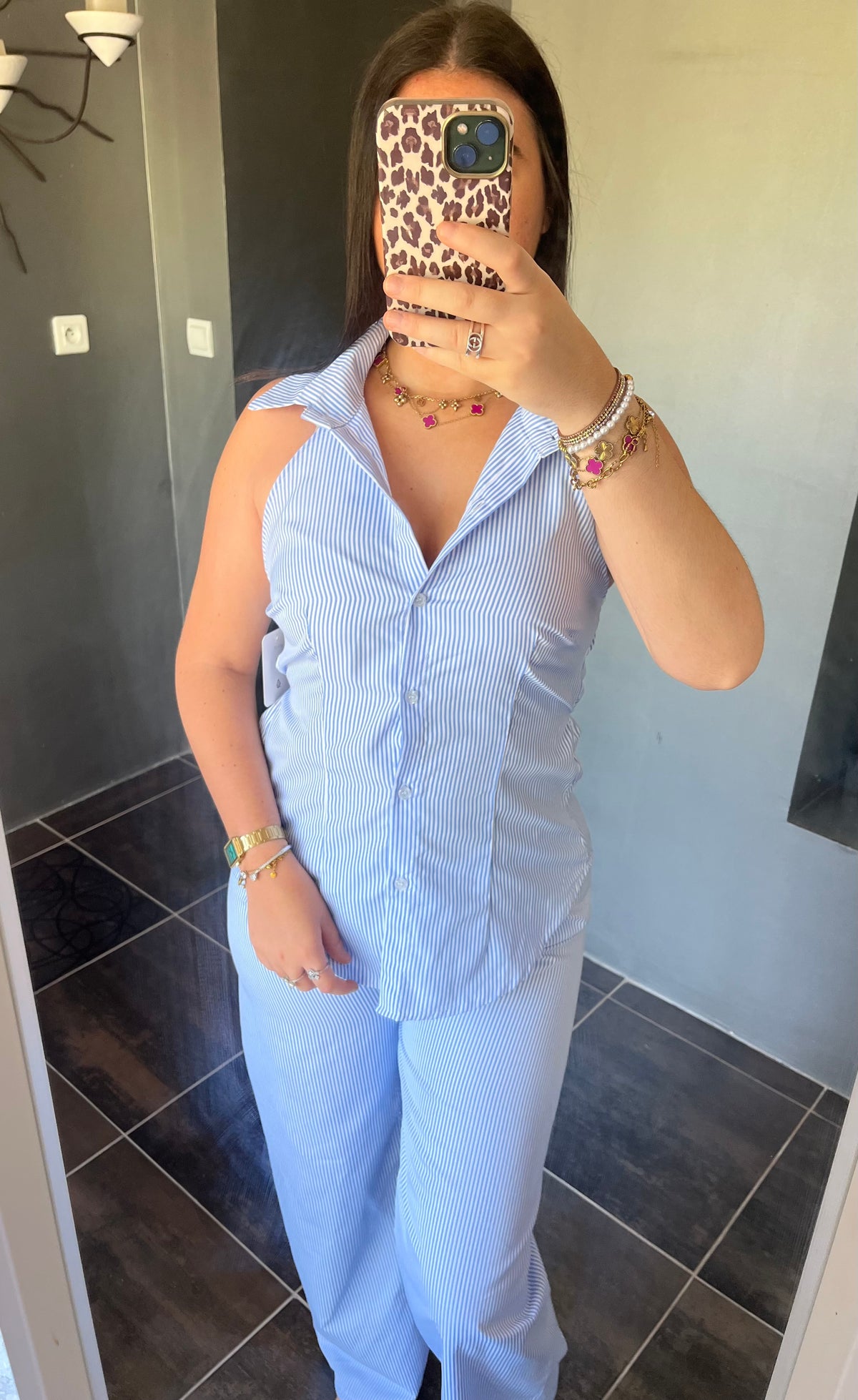 Ensemble à rayure