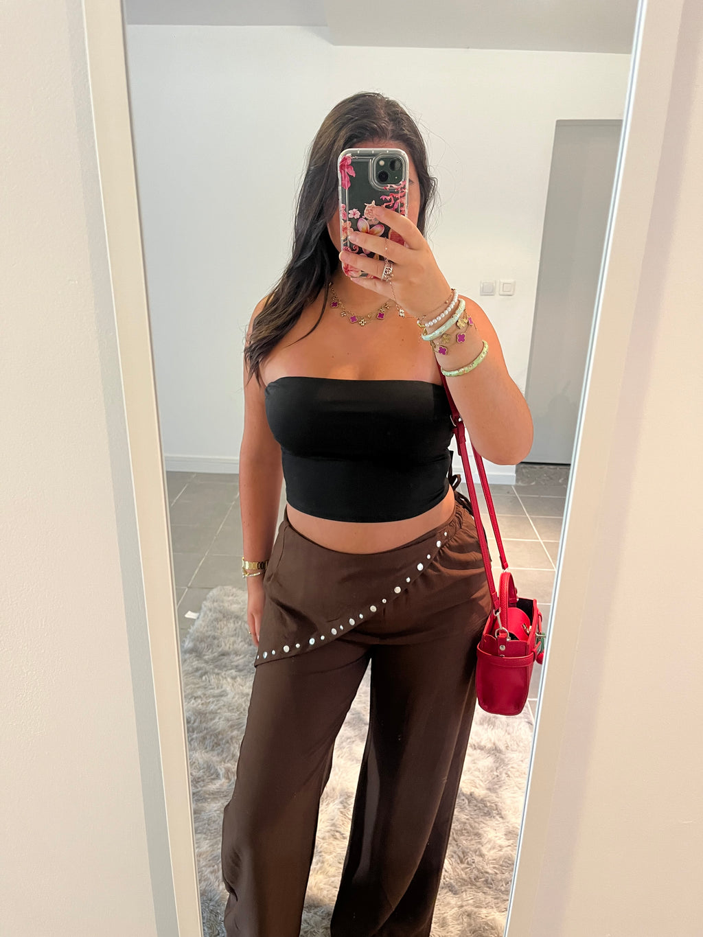 Pantalon Bandana marron