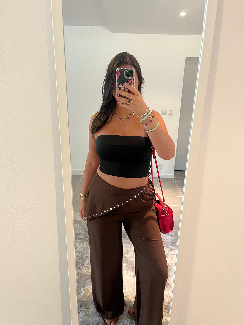 Pantalon Bandana marron