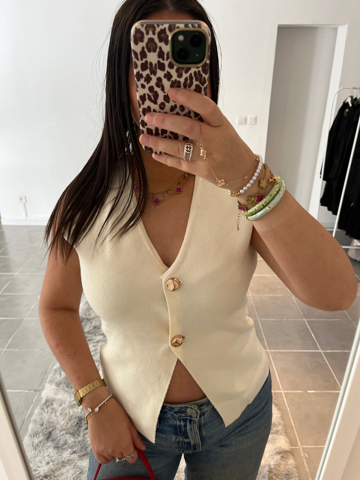 Cardigan sans manche