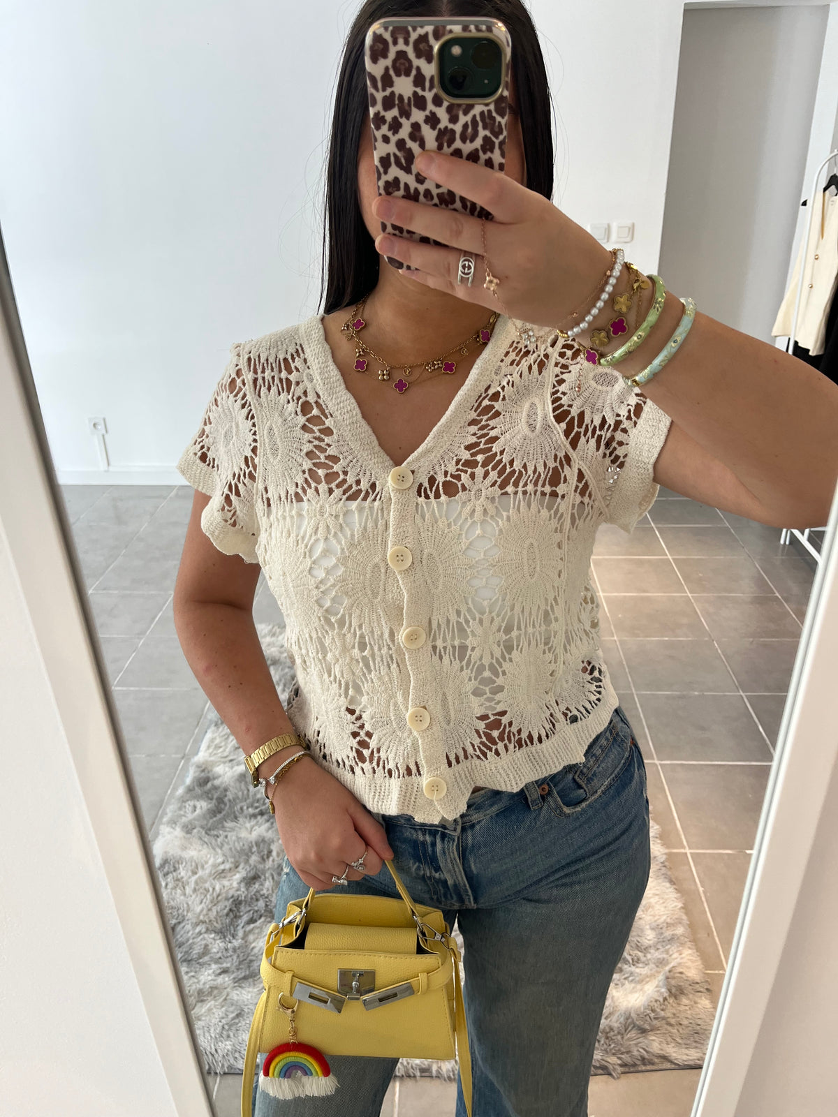 Haut en maille
