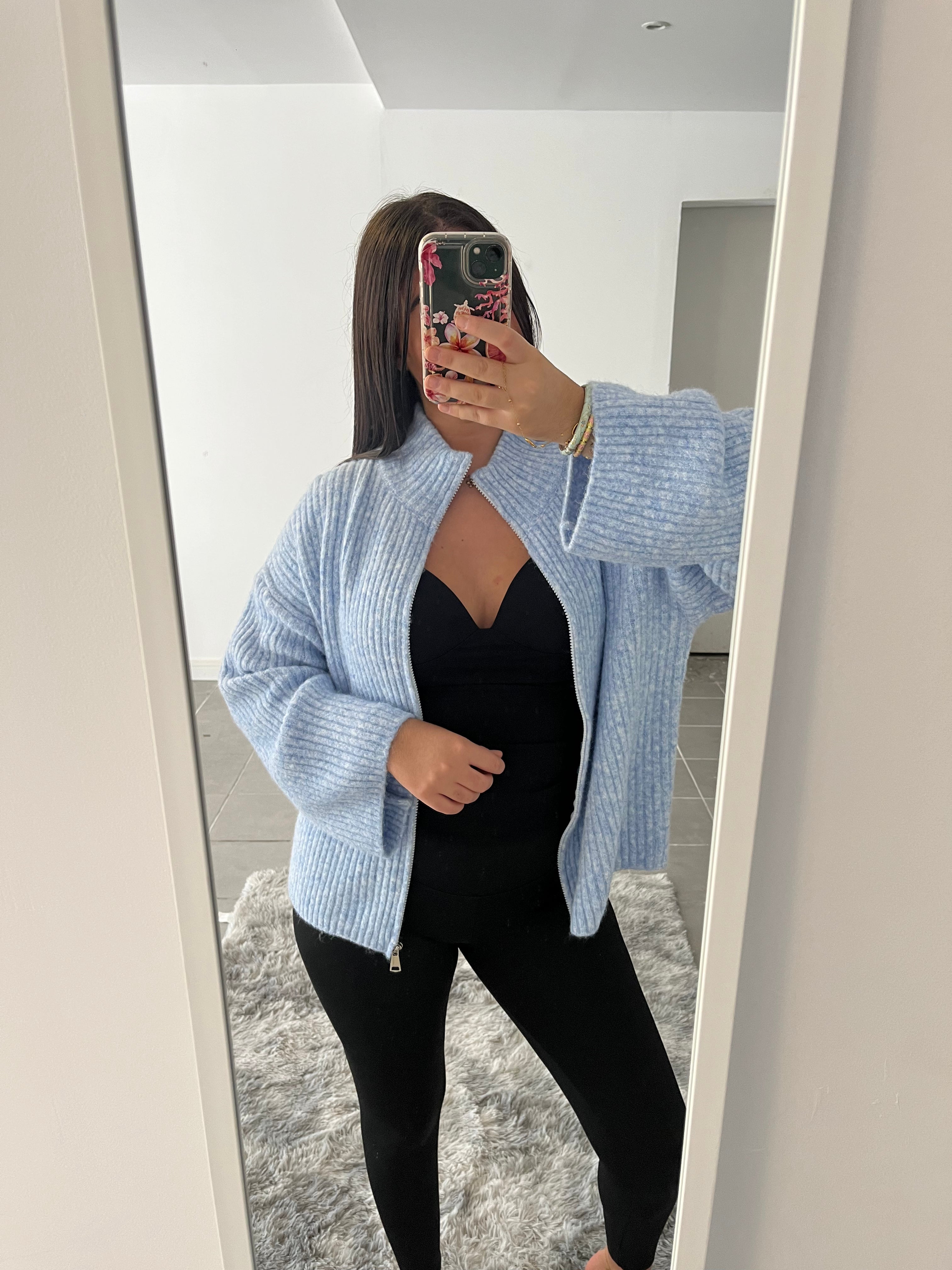 Gilet bleu clair