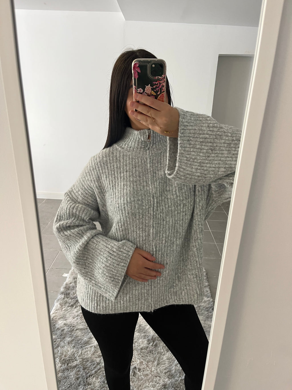 Gilet gris clair