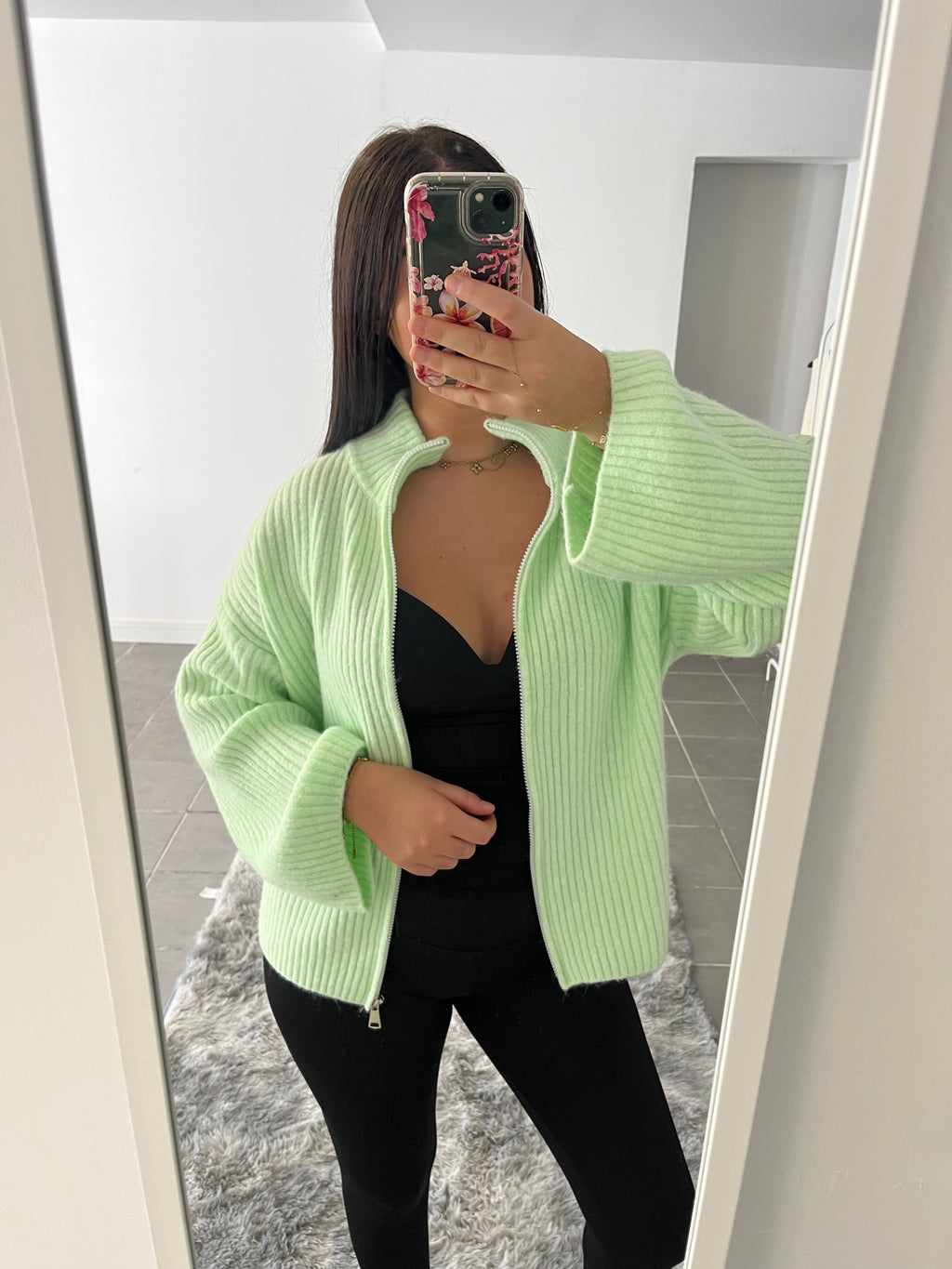 Gilet vert pomme
