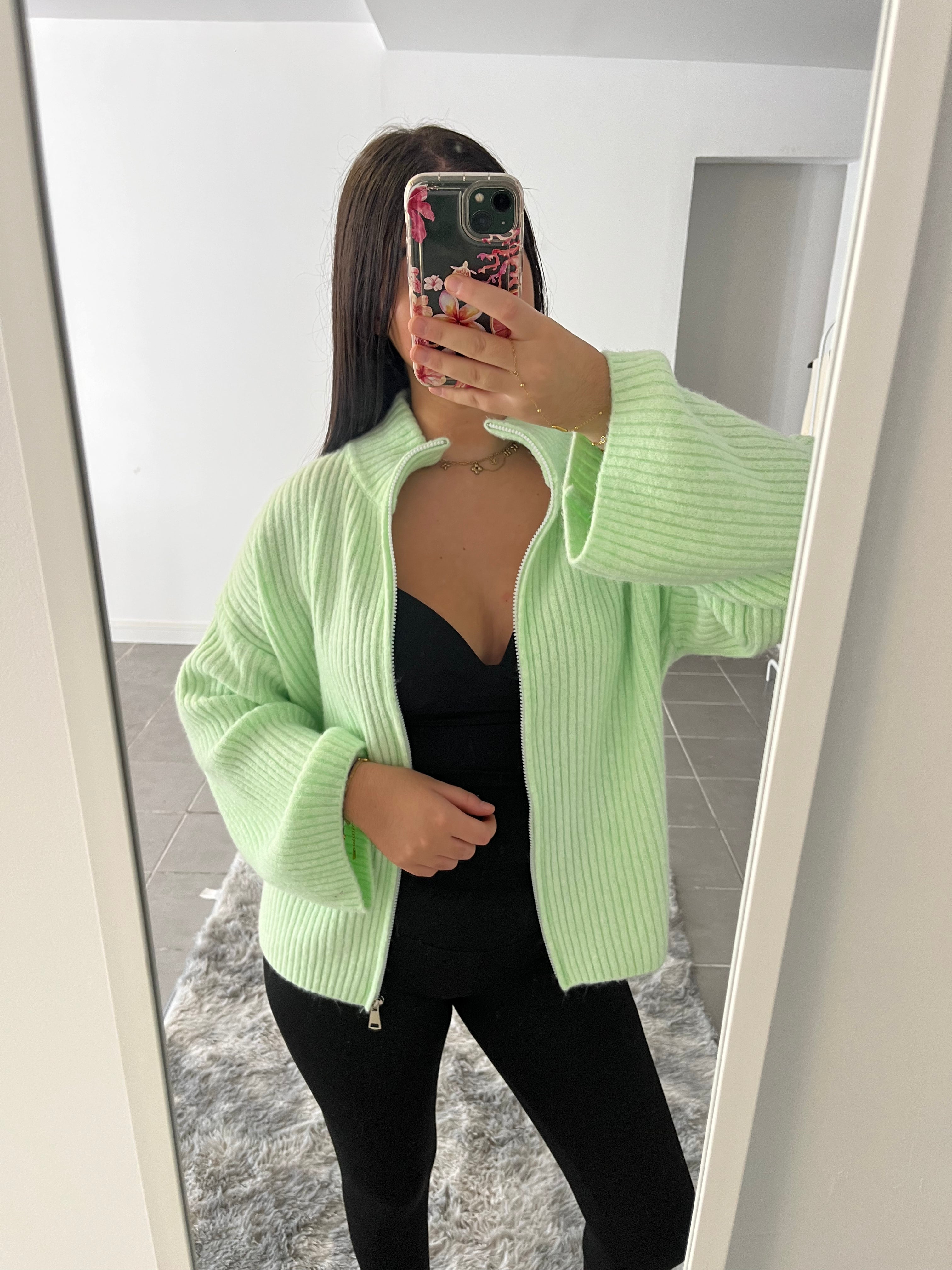 Gilet vert pomme