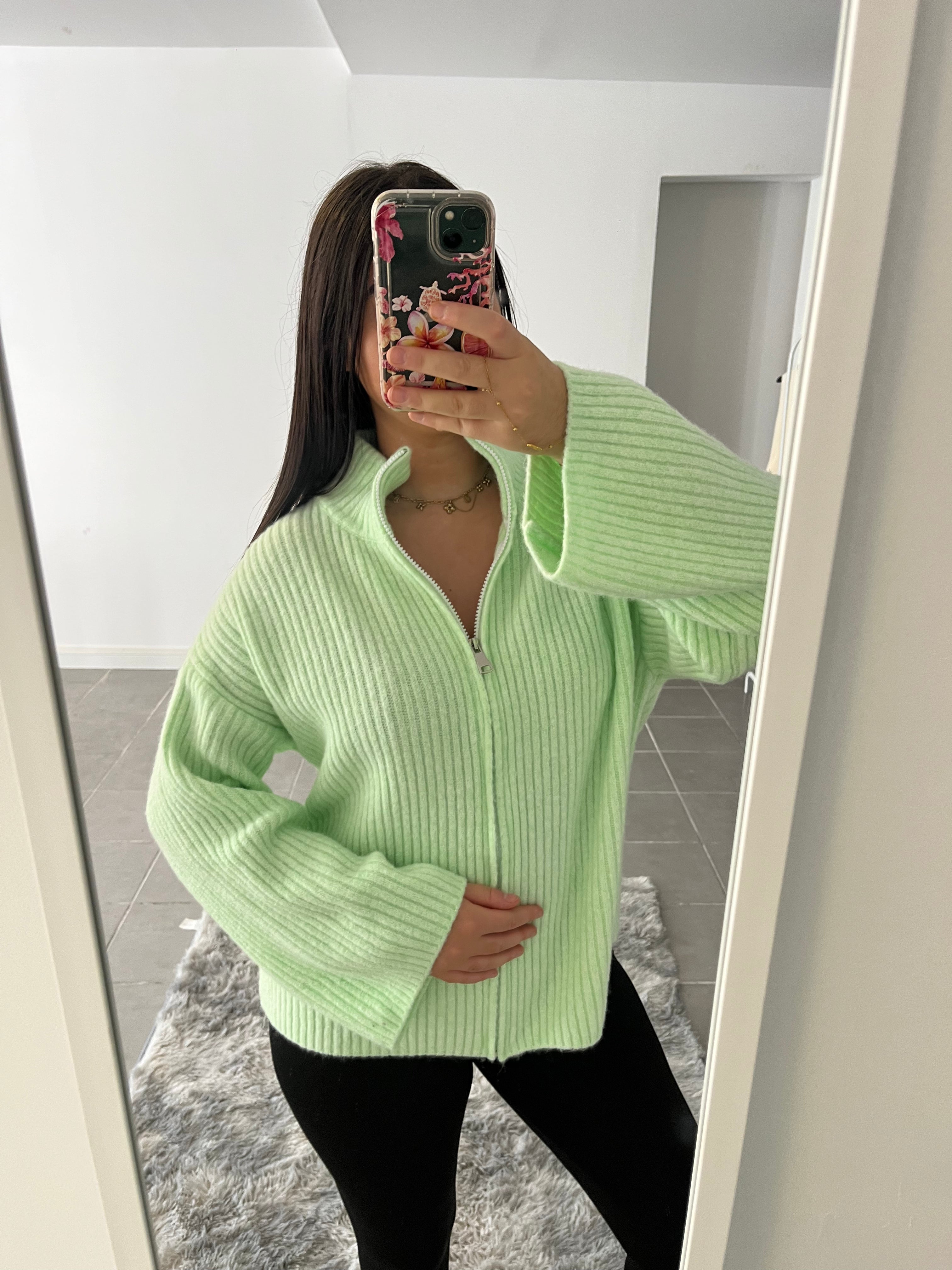 Gilet vert pomme