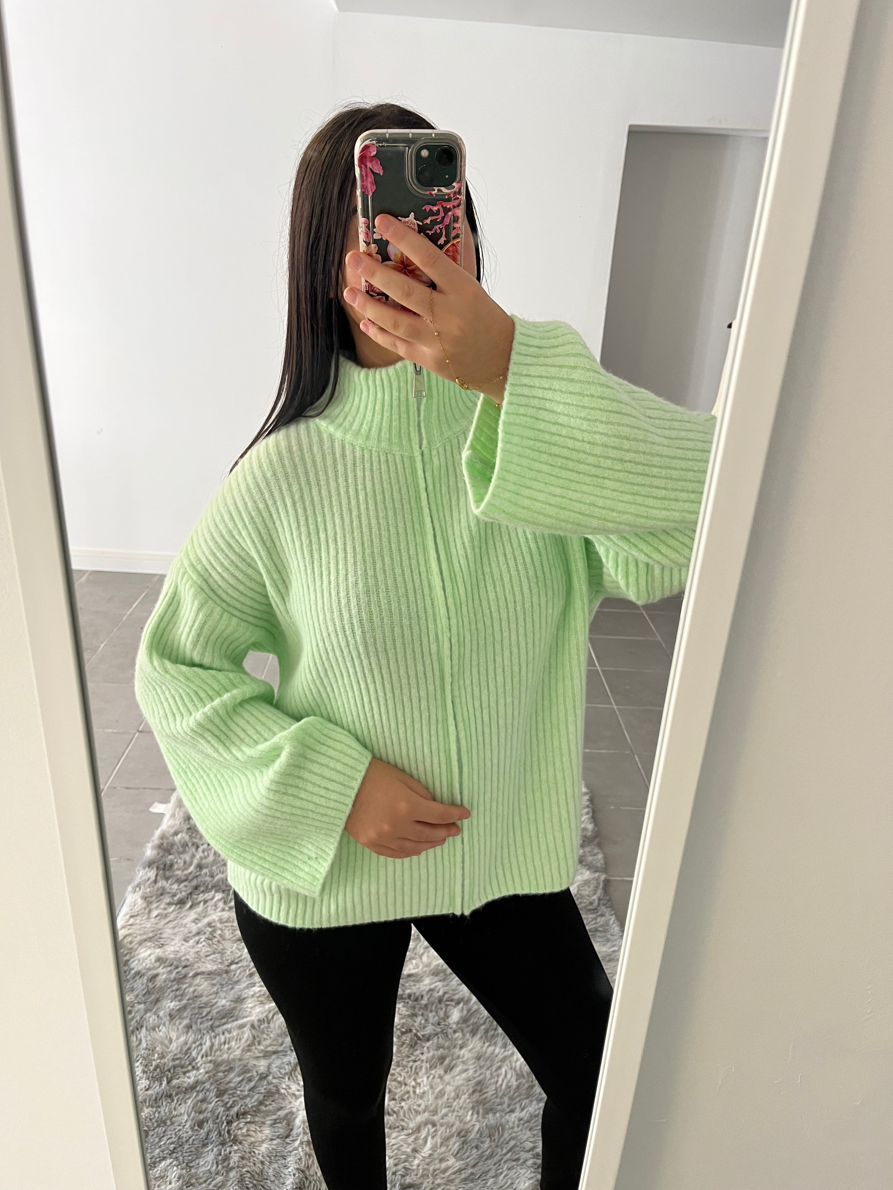 Gilet vert pomme