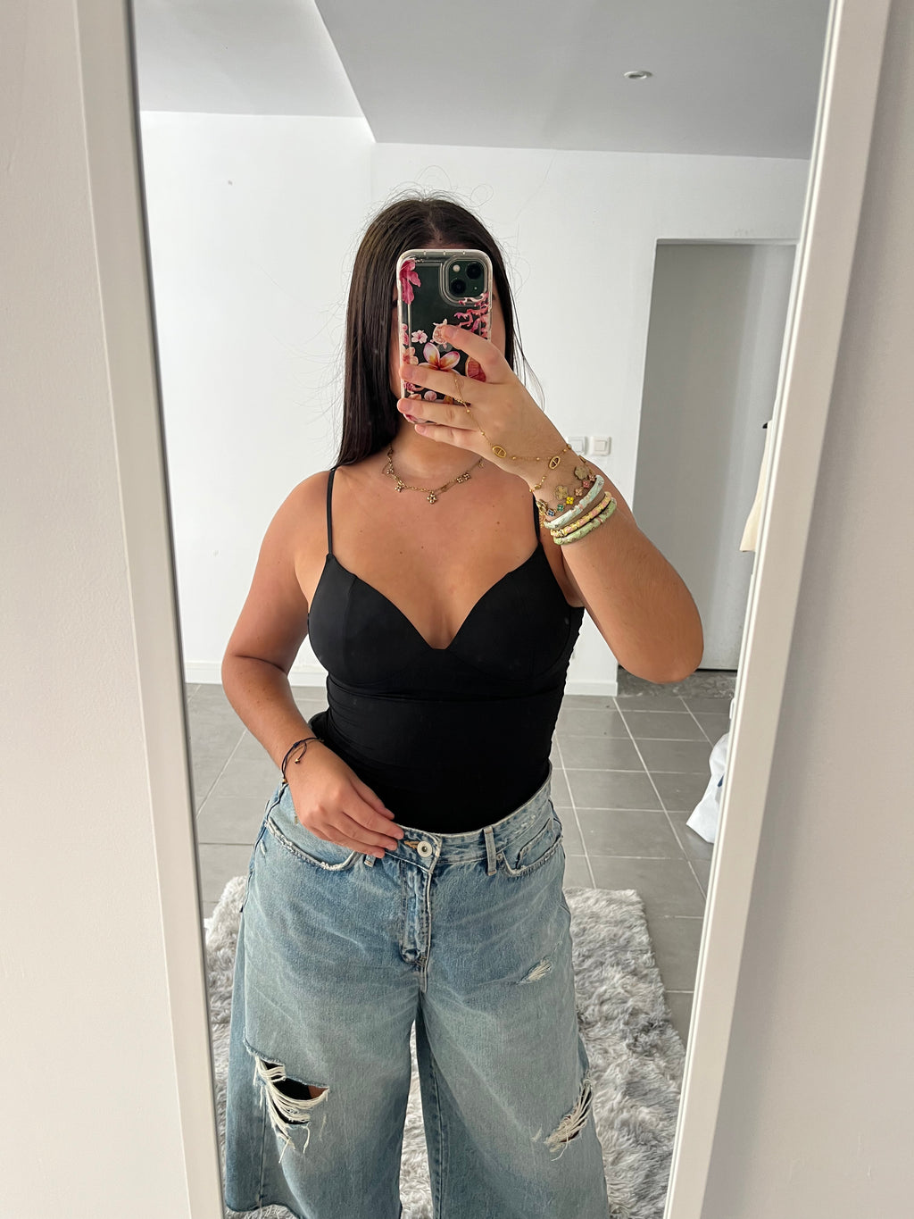 Top à coque noir