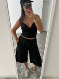 Bermuda jogging noir