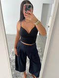 Bermudas long bleu marine
