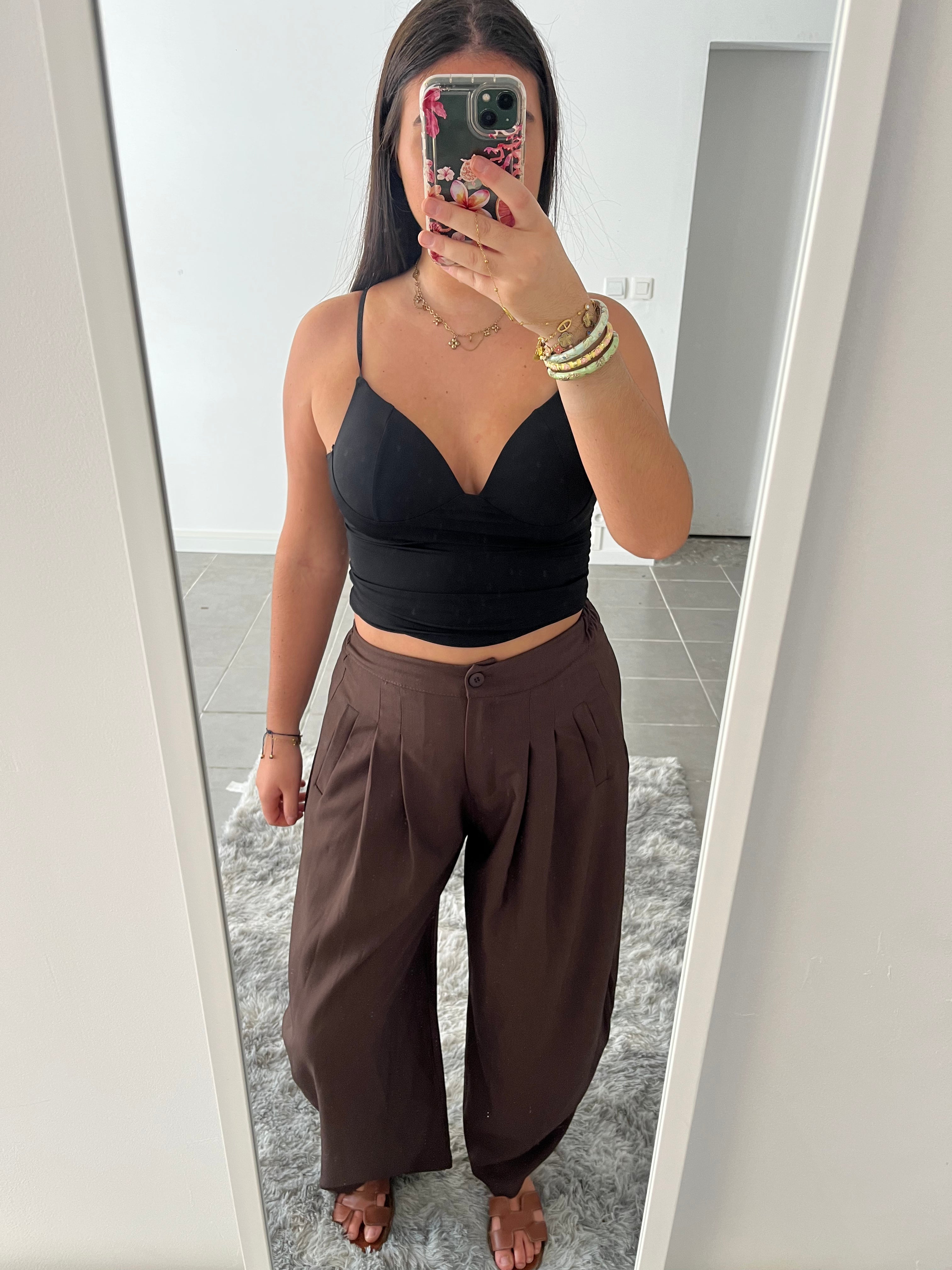 Pantalon ballon marron