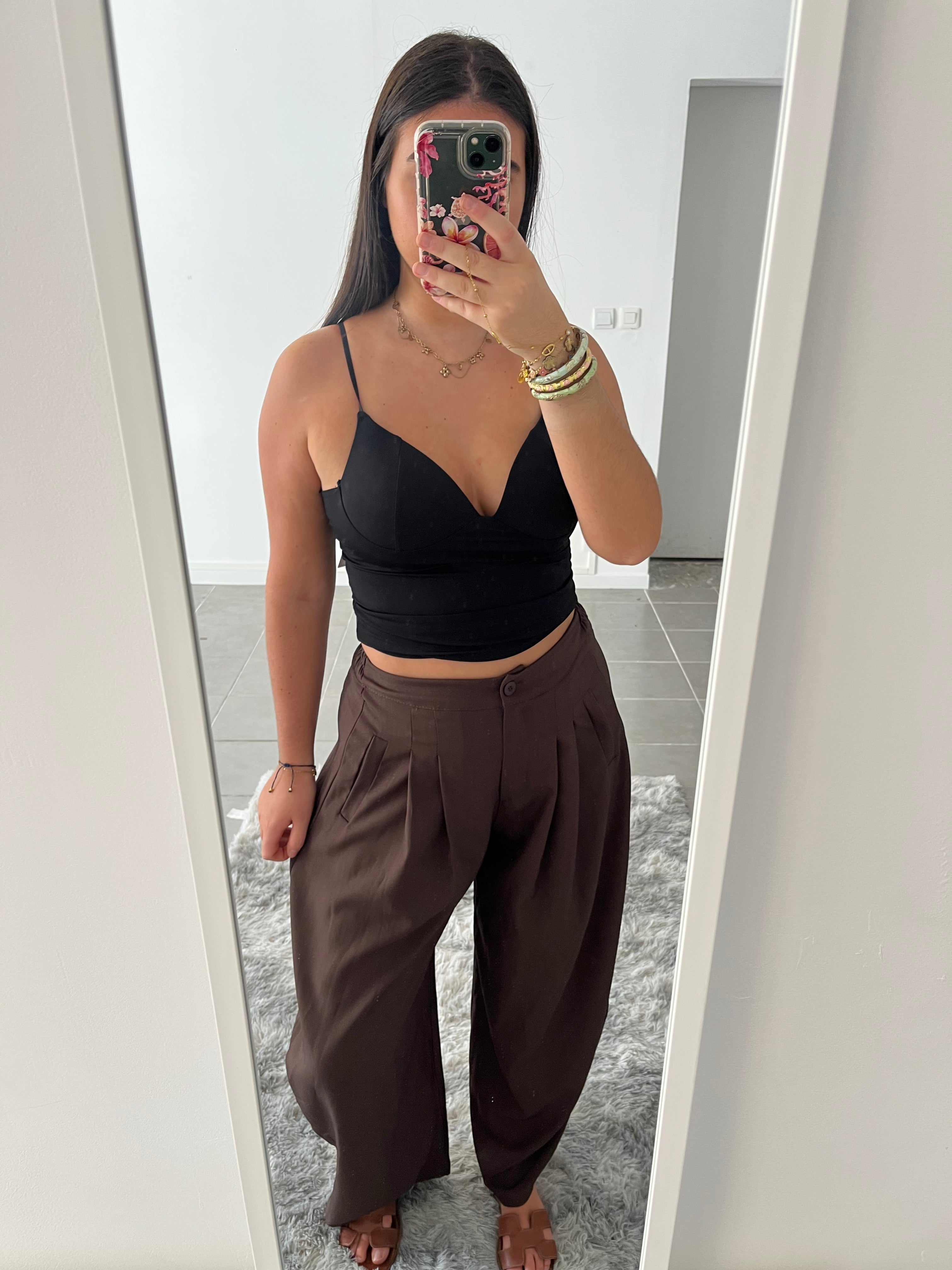 Pantalon ballon marron