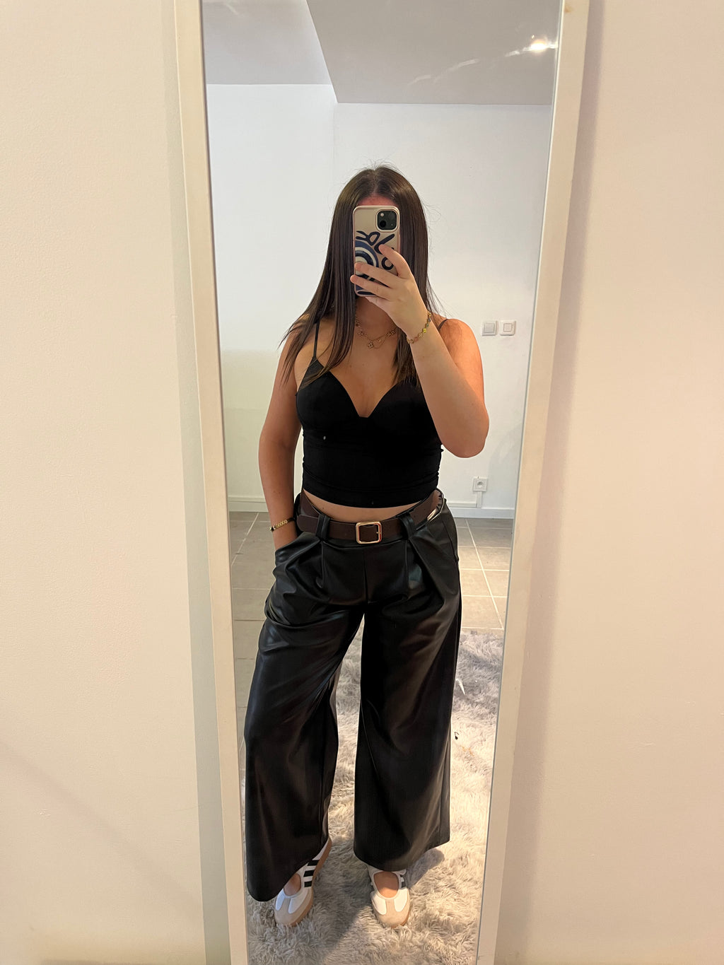 Pantalon similicuir