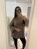 T-shirt taupe