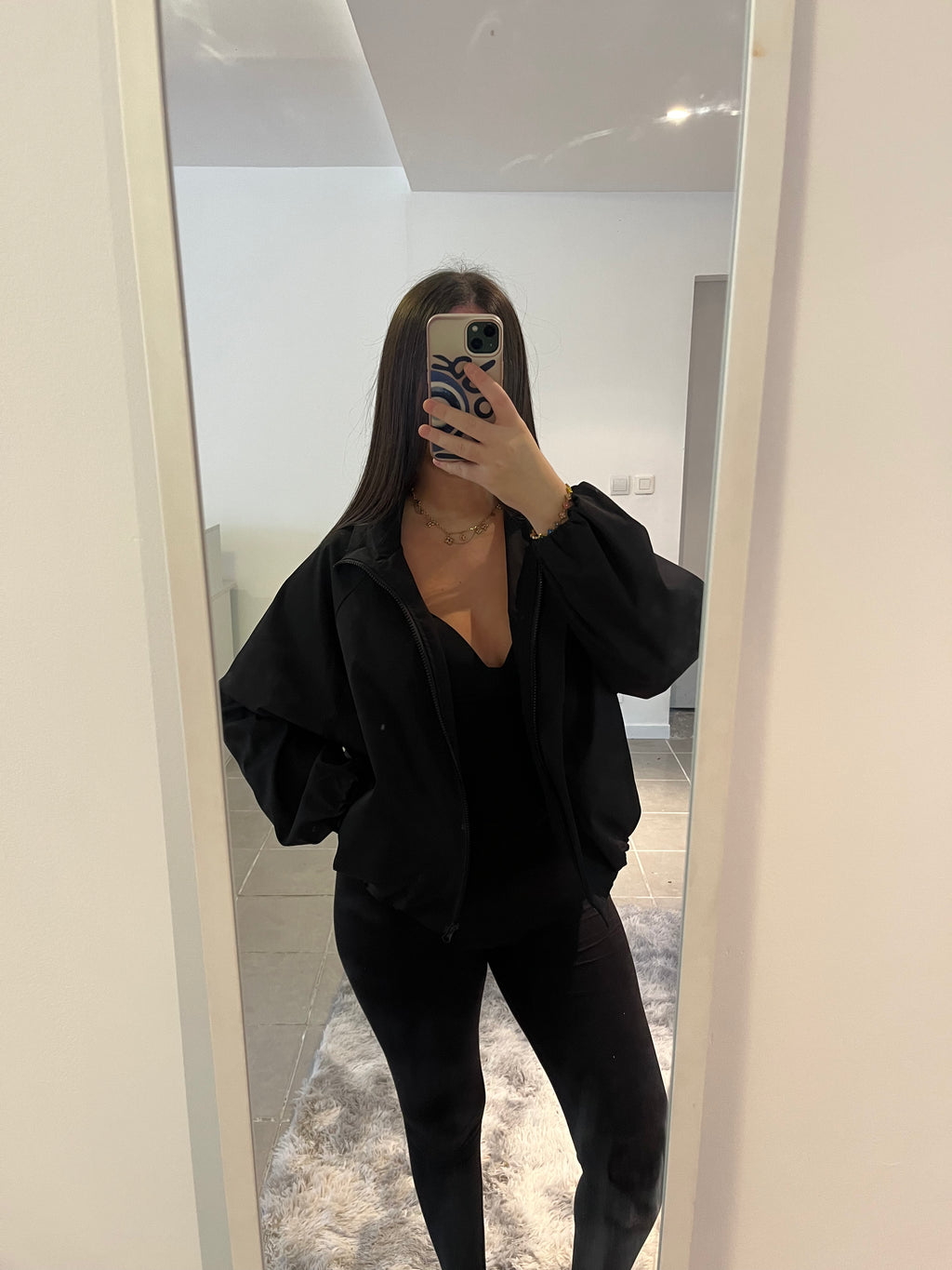 Veste bombers noir